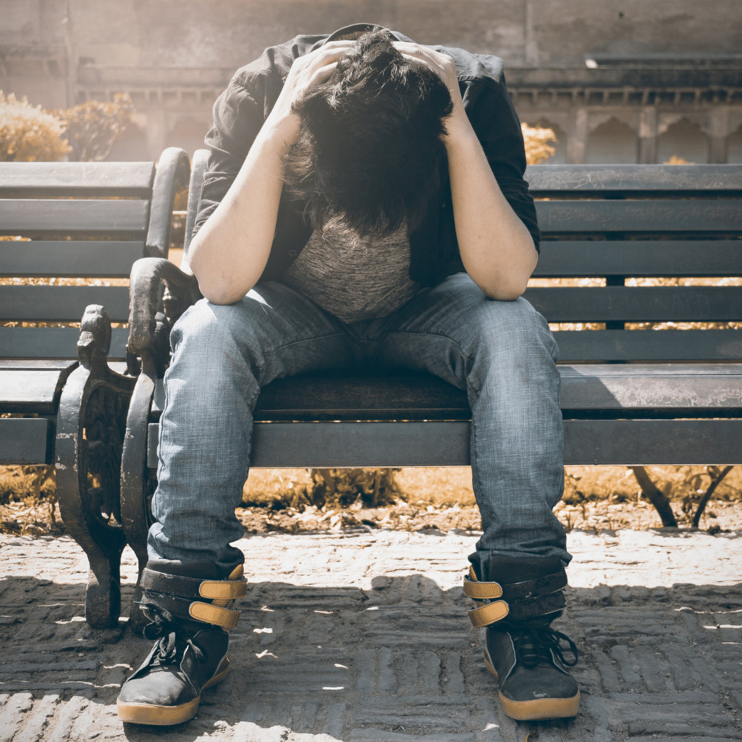 teen dealing with trauma and depression